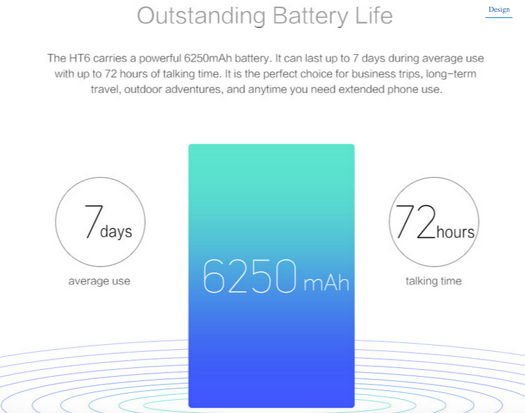 Homtom HT6 promises to be more than just a large battery phone