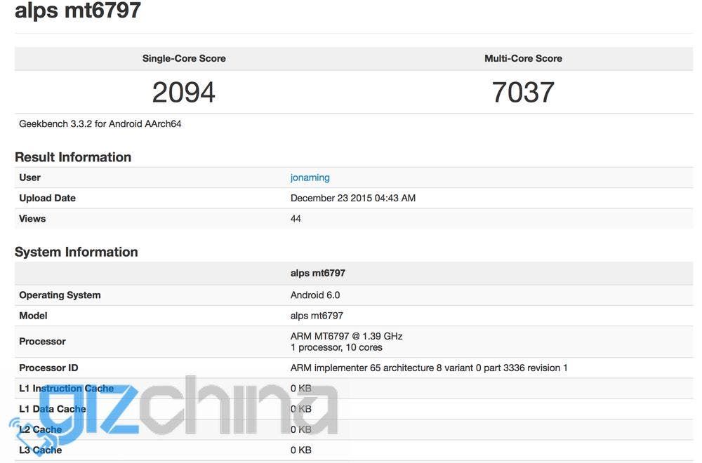 MediaTek Helio X20 spotted on Geekbench, decimates the best SoCs around