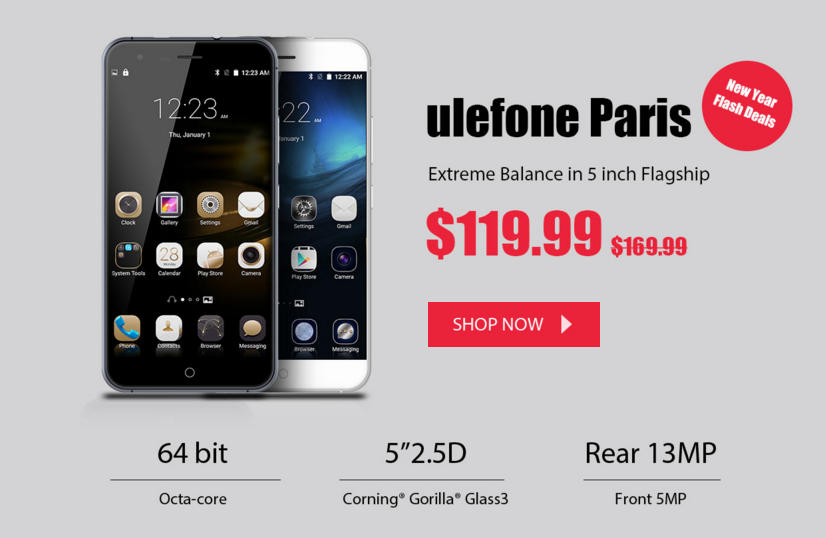 Ulefone brand sale now on, Power, Paris and Betouch 3 on special