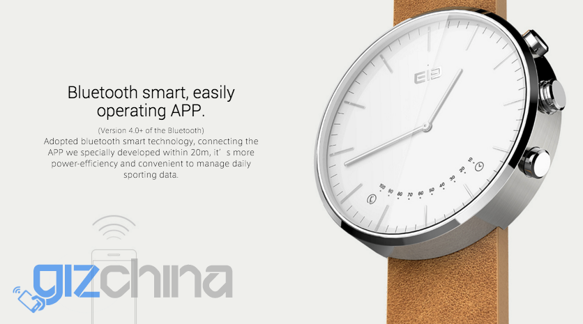 Elephone W2 watch has a claimed 3 month battery life
