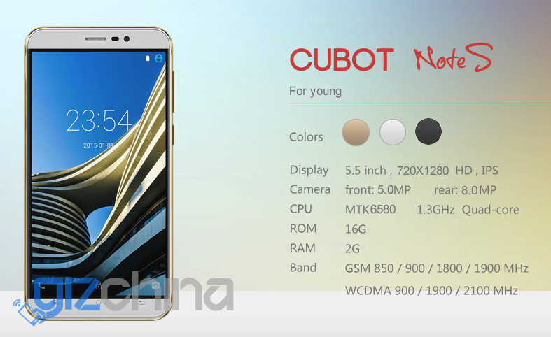 Update: 4150mAh Cubot Note S only $69.99 till 27th Jan
