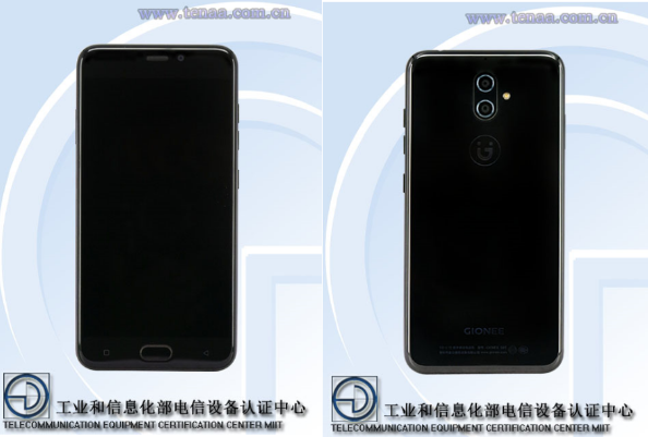 Dual Camera Gionee S9 front flash confirmed