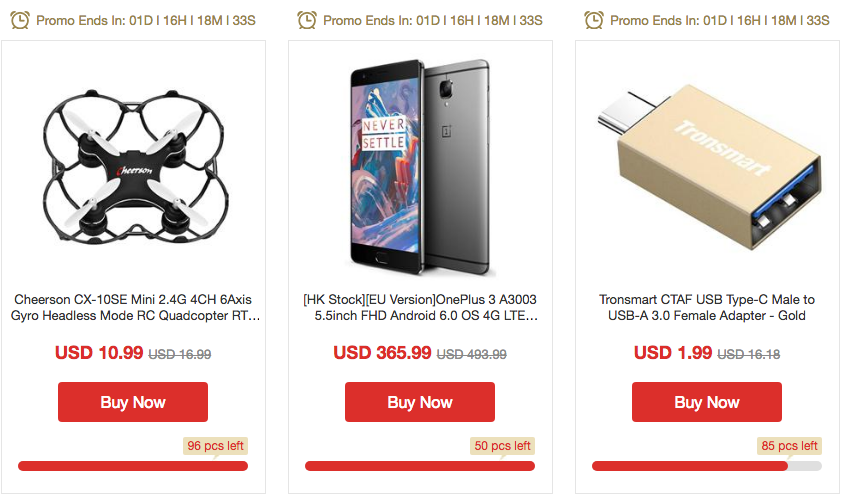 Geekbuying 5th Anniversary Promotion Now Live