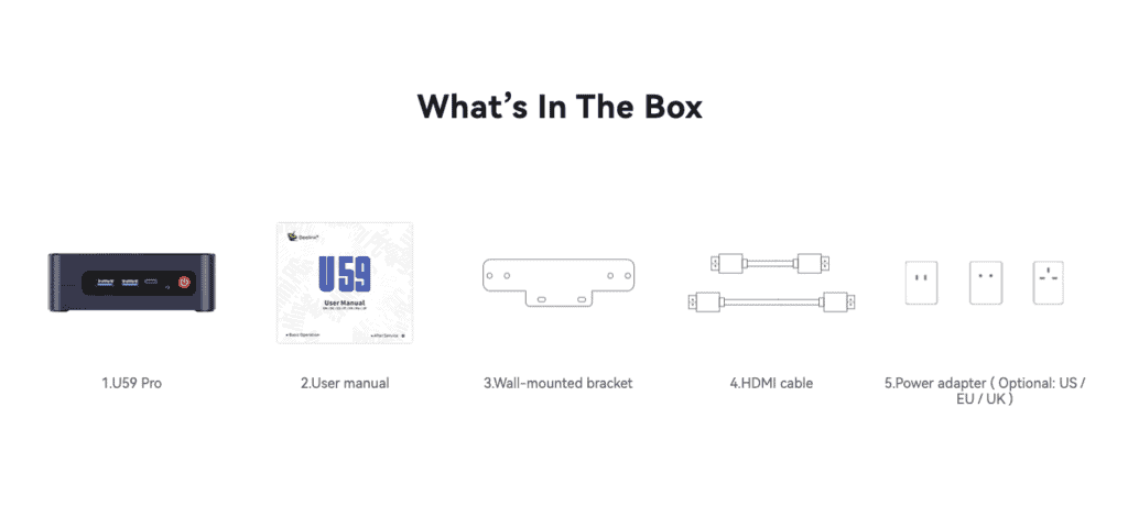 Beelink U59 Pro review: 11th (gen) has its charm