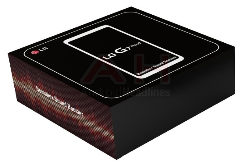 LG G7 ThinQ amplifier got caught in two leaked pictures
