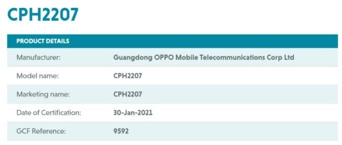 Oppo Reno 5 Pro+ 5G spotted on GCF database, Launch imminent