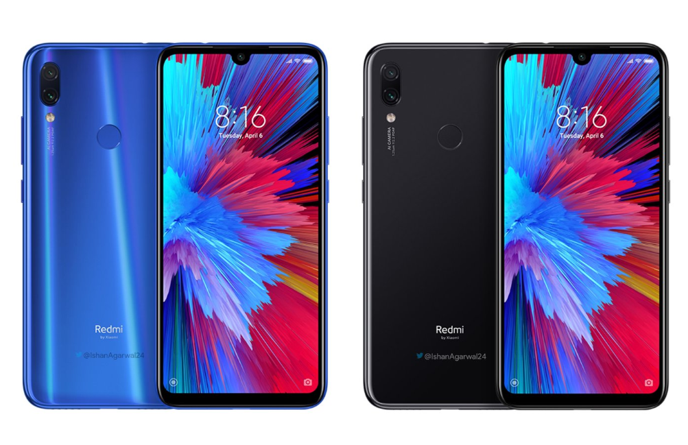 Redmi Note 7 Pro press renders show device's beauty ahead of the launch