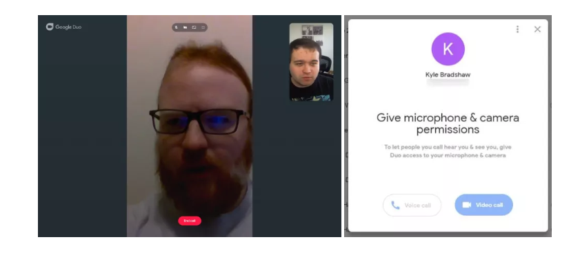 Google Duo now rolling out for Desktop Browser