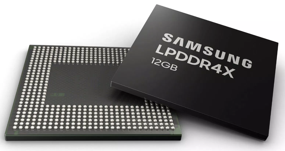 Samsung starts the mass production of 12GB LPDDR4X RAM modules for smartphones