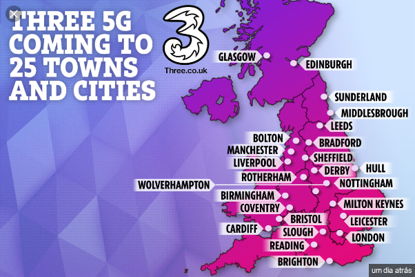 Three will be the next carrier in UK to launch 5G network