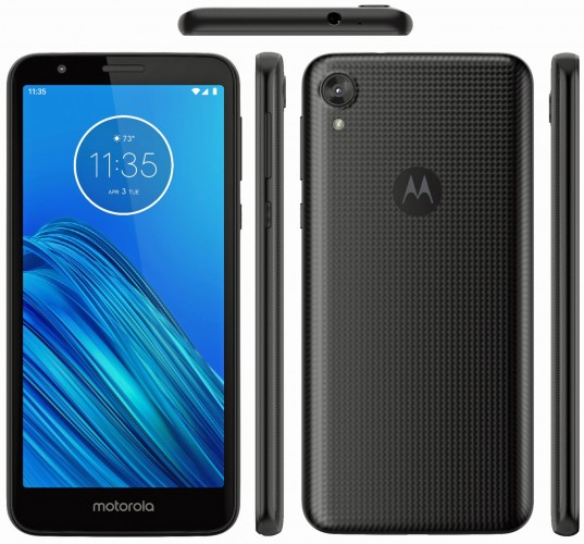 Moto E6 surfaces in new render with textured rear design