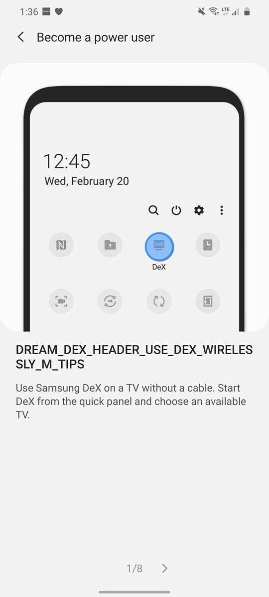 DeX function will work wirelessly on the Samsung Galaxy Note 20 series