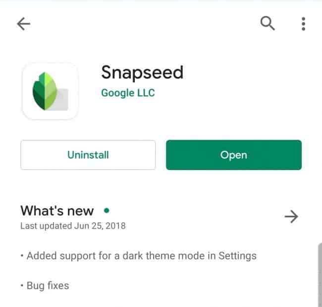Snapseed: Google's photo editing app receives its first update since 2018