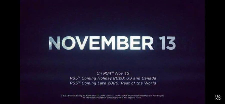 Sony PS5 will first arrive in North America - Call of Duty trailer hints
