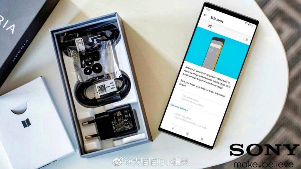Xperia 1 (XZ4) leaks in Purple; 21:9 HDR display and 52MP triple camera setup in tow