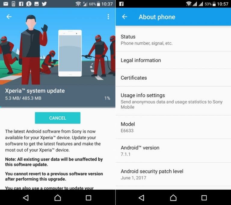Sony Xperia Z5 series gets most awaited Nougat update, along with Xperia Z3+
