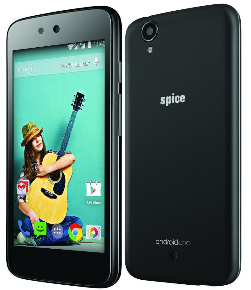 Spice Dream UNO will be the first Android One phone, will most likely feature an MT6582 CPU