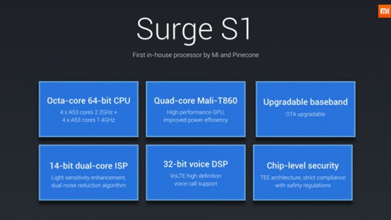 Xiaomi Surge S2 SoC rumoured to launch at MWC 2018, specs get leaked