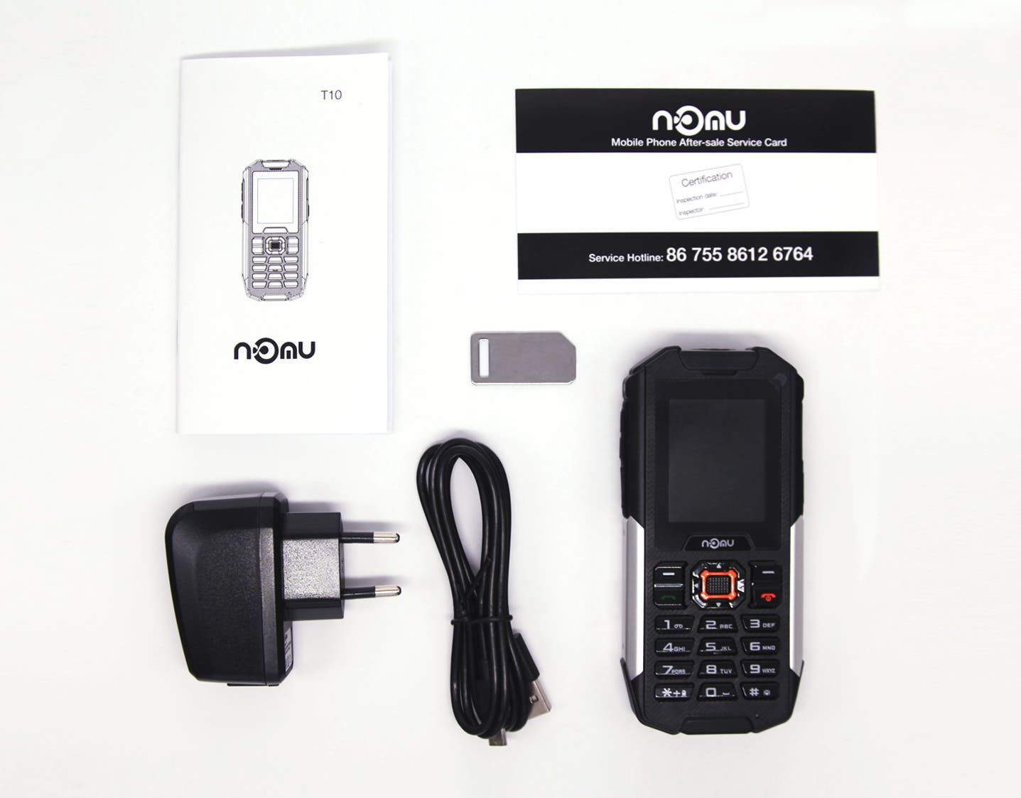 NOMU T10 Rugged Phone Survives 30 Drops on Concrete Pavement
