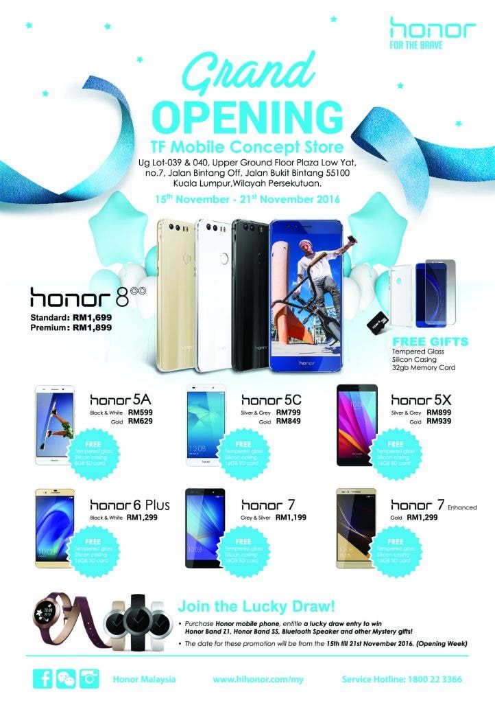Honor Malaysia opens up first concept store, announces promotions