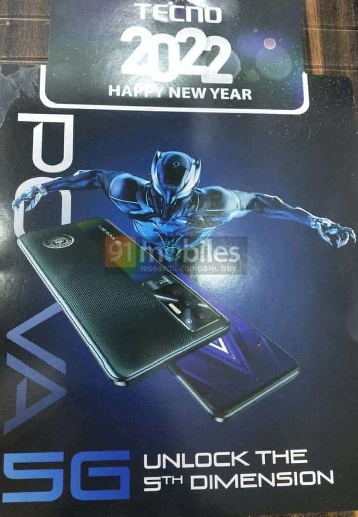 Tecno Pova 5G India Launch Imminent, Promo Poster Leaked
