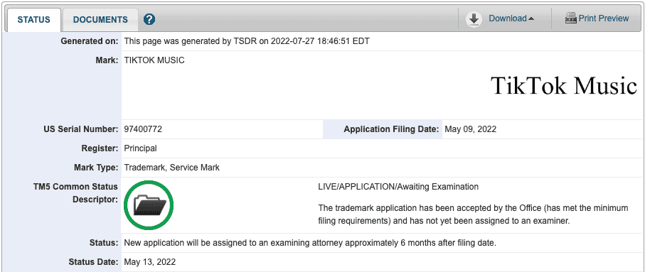 ByteDance files for TikTok Music trademark in the U.S. - Americans will love it