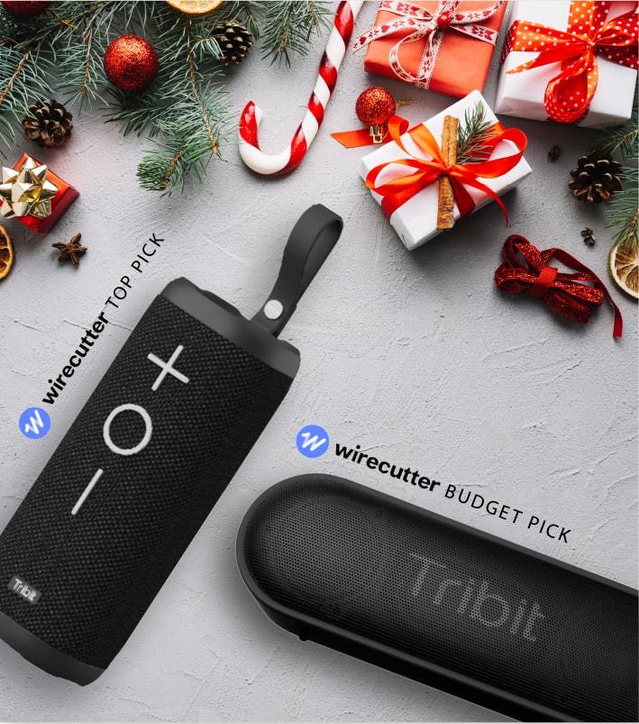 Tribit Holiday Gift Guide 2018, Best Bluetooth Speakers on Sale