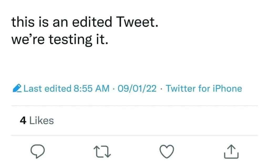 Twitter sets a usage limit for the Edit Tweet feature