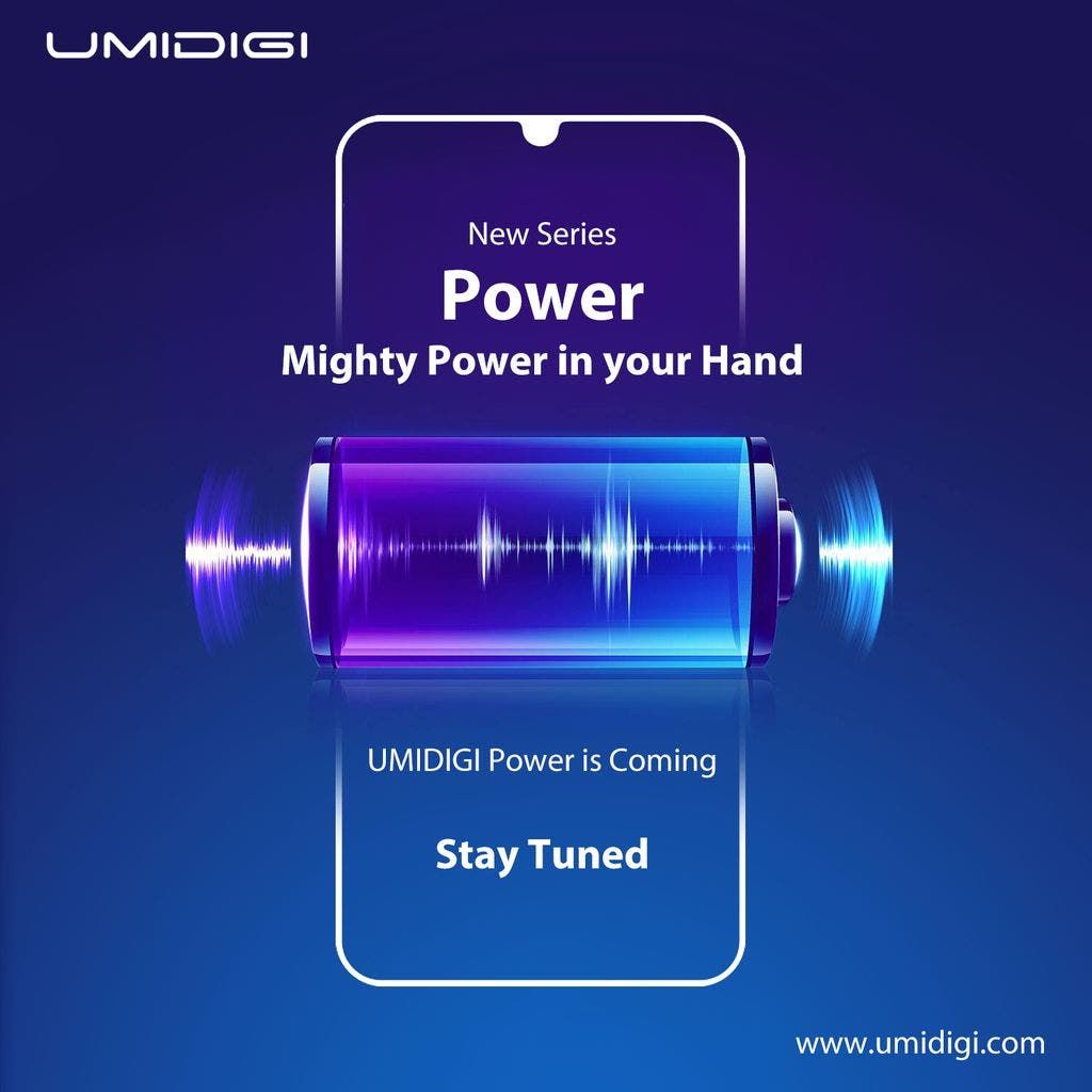 New big battery phone series UMIDIGI Power coming soon
