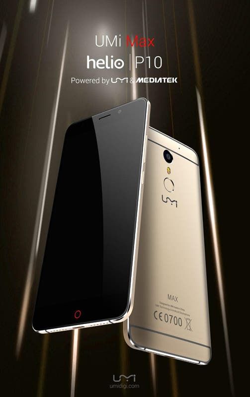 UMI Max will be using the Helio P10 processor