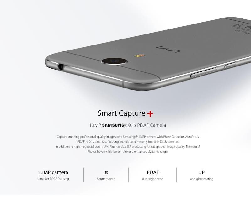 UMI Plus full specifications revealed