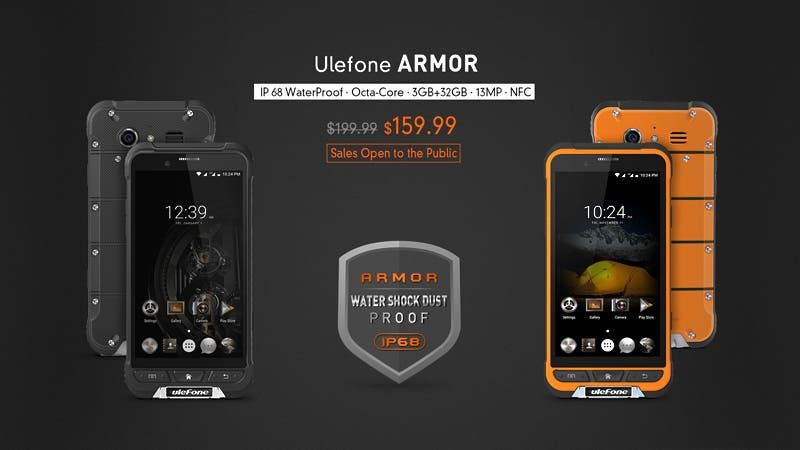 Ulefone Lottery: bet $1, win an IP68 Ulefone Armor