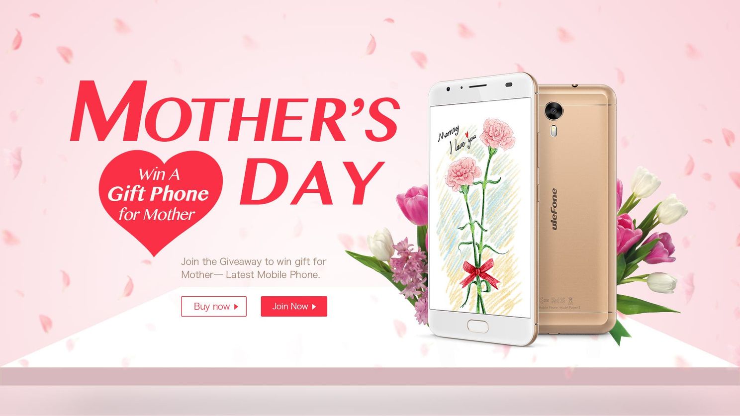 Ulefone Mother’s Day Promotion Up to $50 Off and Giveaway!
