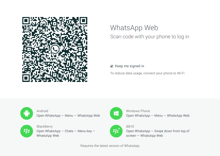 WhatsApp launches a Web client, finally!