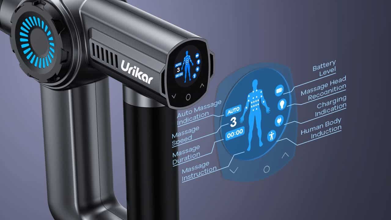 URIKAR AT1 review: The best massage gun with integrated AI chip