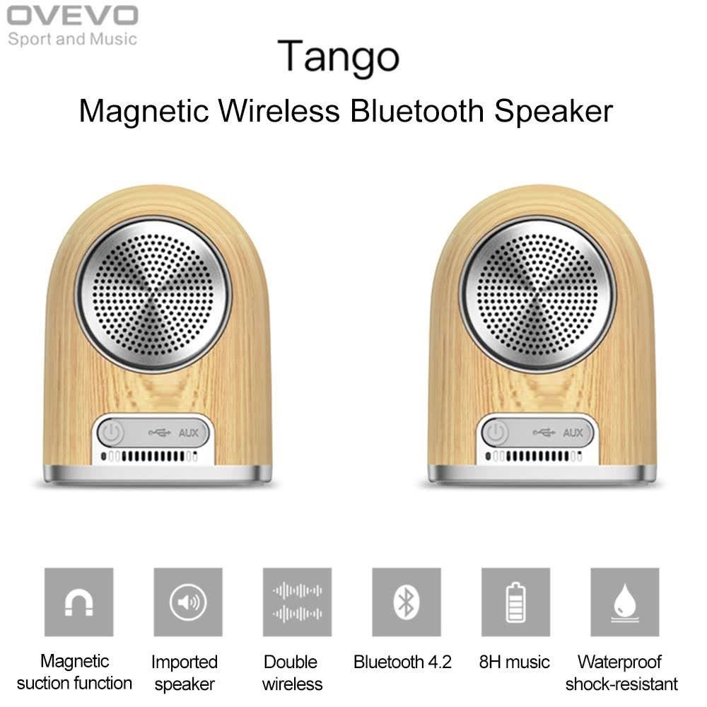 OVEVO Tango D10 Wireless Magnetic Speakers for $50.99 (with Coupon)