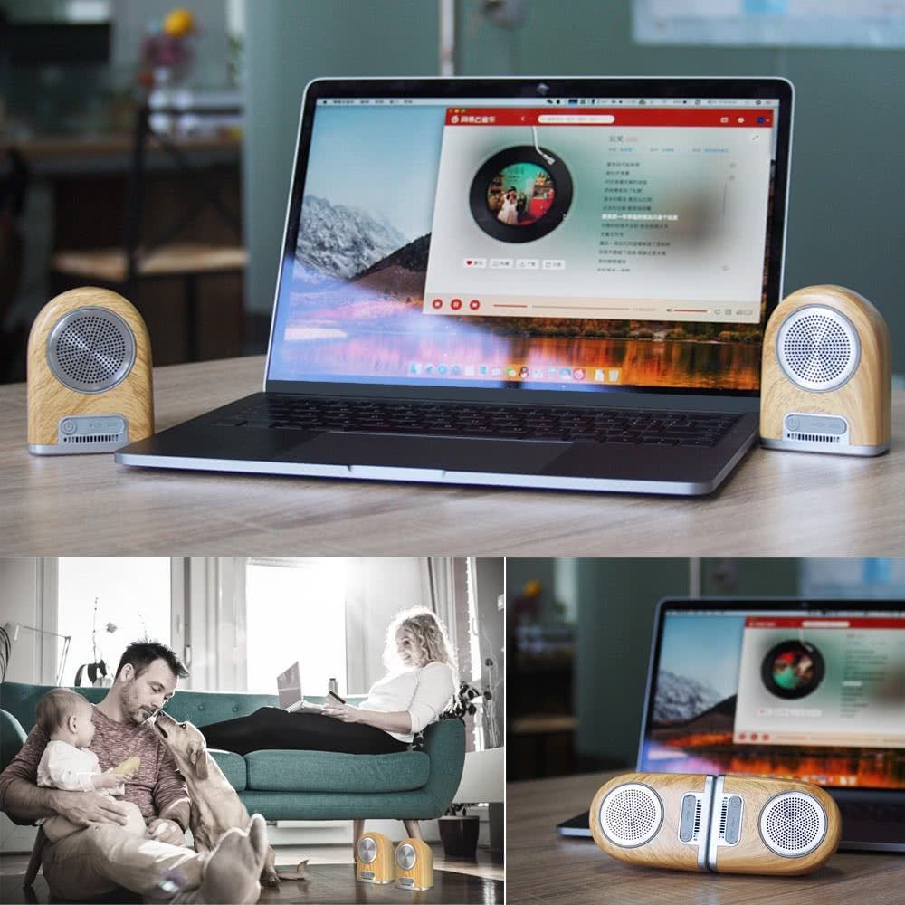 OVEVO Tango D10 Wireless Magnetic Speakers for $50.99 (with Coupon)
