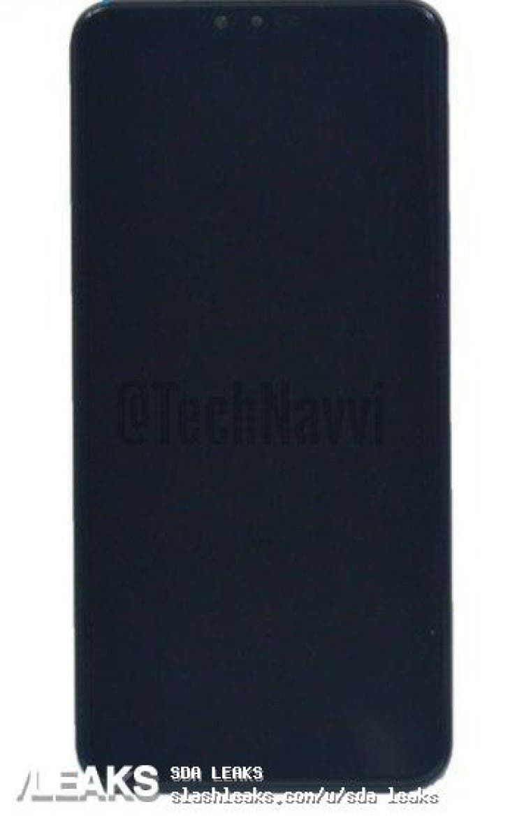 Alleged LG V40 ThinQ front panel leaked