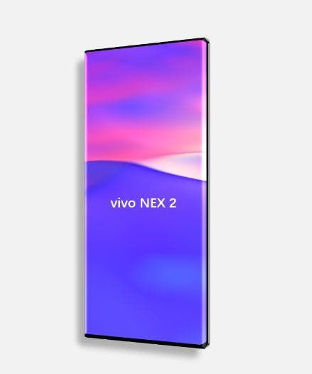VIVO NEX 2 Rendering Shows Border-less and Button-Less Design