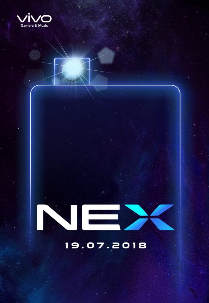 VIVO NEX  launching in India on July 19, Media invites out