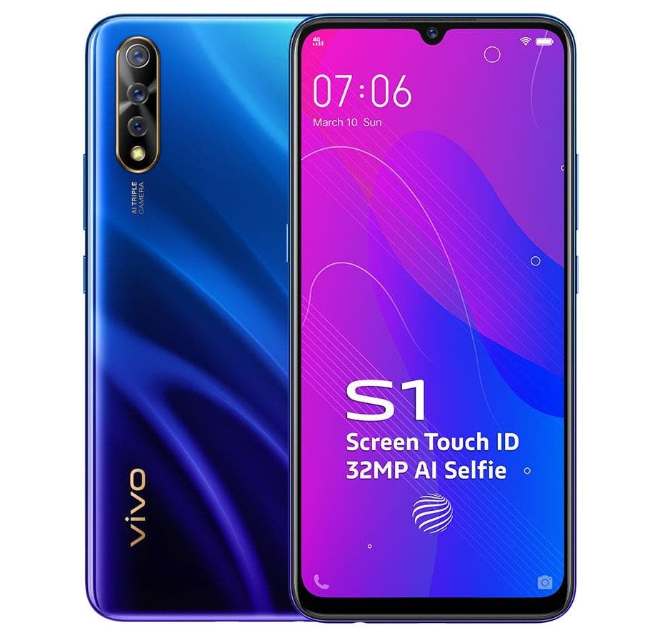 VIVO S1 with Helio P65, 4500mAh battery, and Screen TouchID debuts in Indonesia