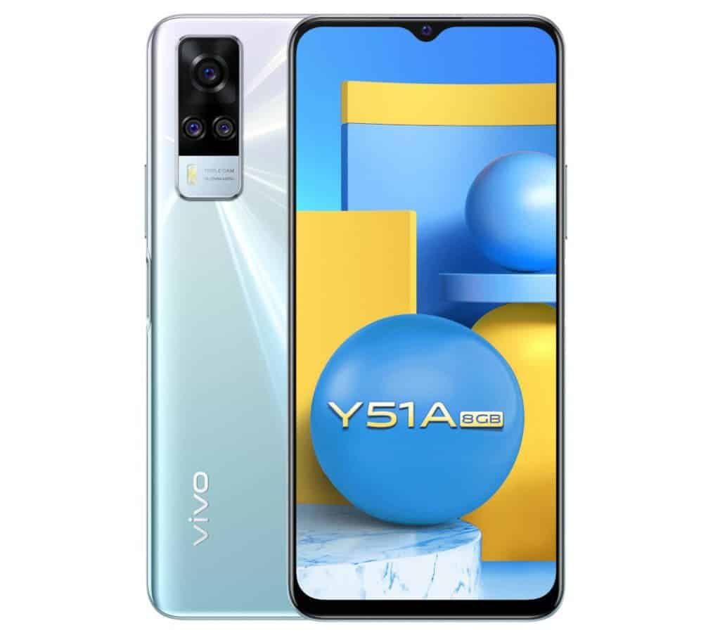 Vivo Y51A is presented with a flagship design for little money