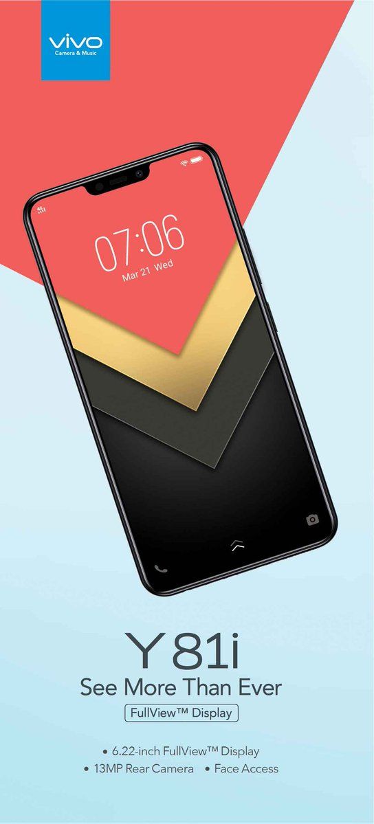 Vivo Y81i Full Specifications Leak in Press Posters