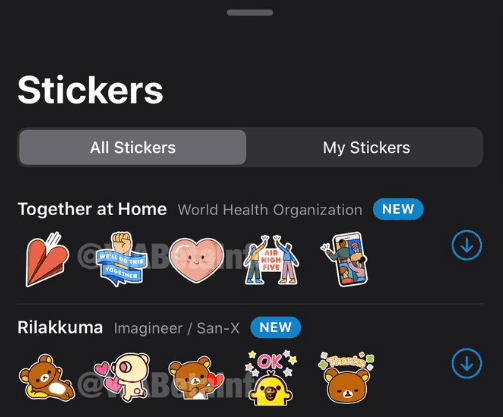 Download WhatsApp regional Sticker Packs with official Deep Links