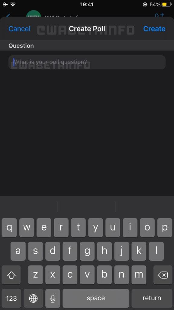 WhatsApp Group Polls - First look at its interface appearance