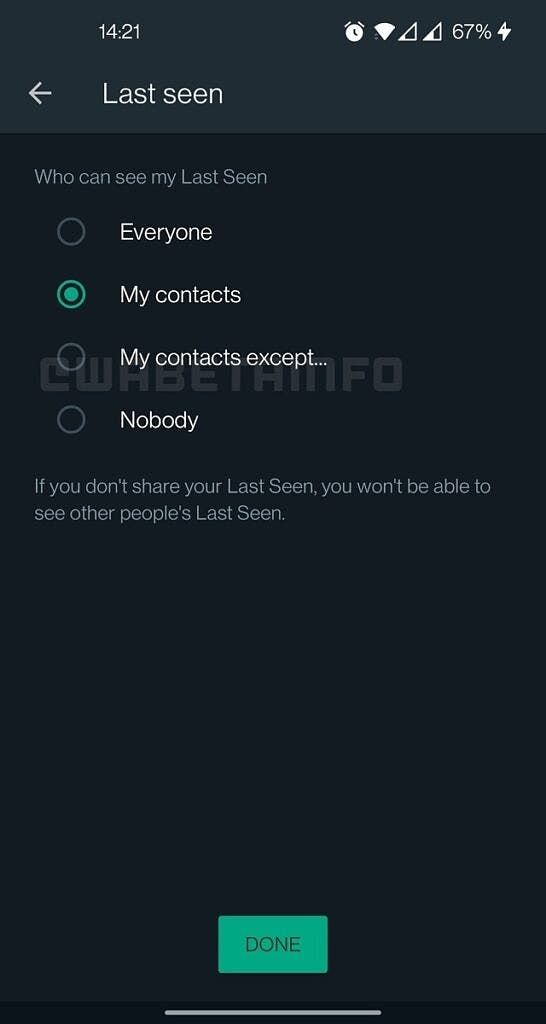 WhatsApp Will Allow You To Hide Some Personal Info From Selected Contacts