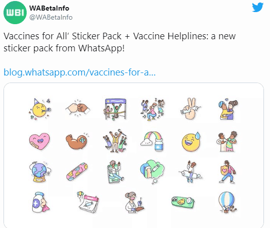 Download WhatsApp regional Sticker Packs with official Deep Links