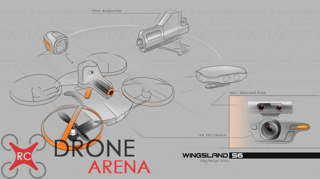 Wingsland S6 selfie drone wants to take on Dobby