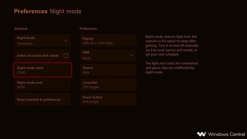 Xbox Night Mode Offers An Array Of Customization, How It Works?