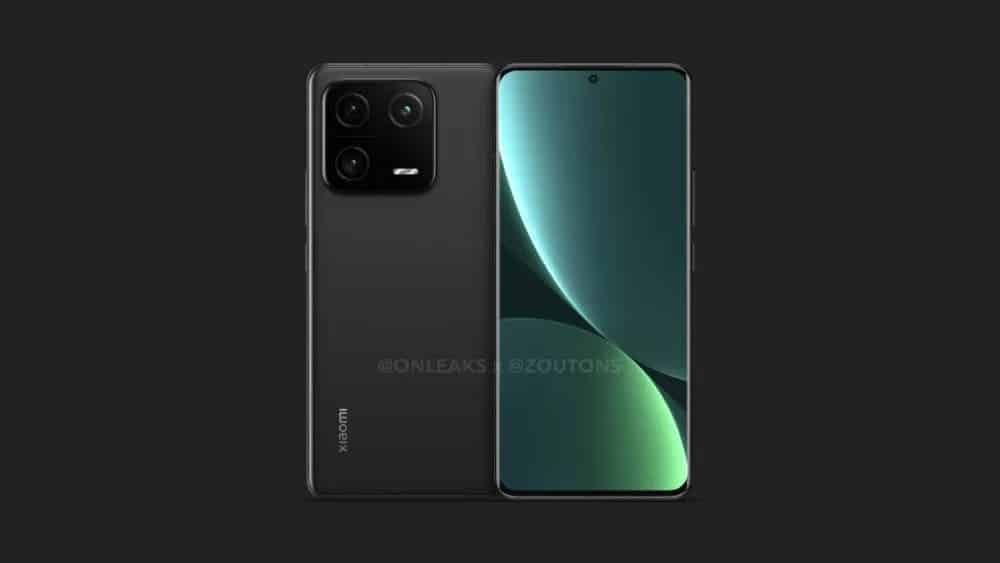 Xiaomi 13 Pro render exposure - has an appealing design